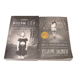 Miss Peregrine's Home for Peculiar Children + Hollow City 2 Book Ransom Riggs